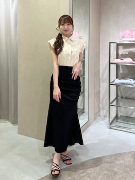 riendaofficialさん(レディース・161cm)の春コーディネート