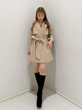 riendaofficialさん（レディース・152cm）の冬コーディネート