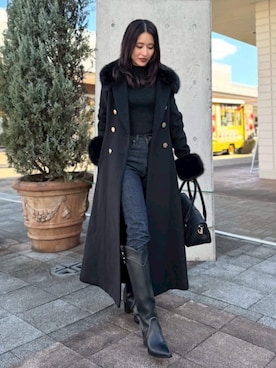 「rienda（リエンダ）のアイテム」を使った、riendaofficialさん（レディース・156cm）の秋コーディネート