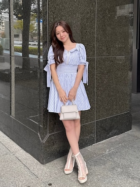 「rienda（リエンダ）のアイテム（ワンピース/ドレス）」を使った、riendaofficialさん（レディース・153cm）の冬コーディネート