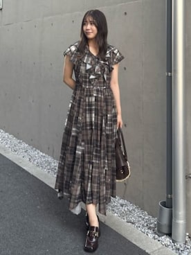 riendaofficialさん（レディース・155cm）の夏コーディネート