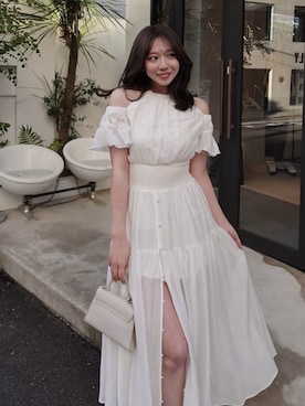 「rienda（リエンダ）のアイテム」を使った、riendaofficialさん（レディース・159cm）の春コーディネート