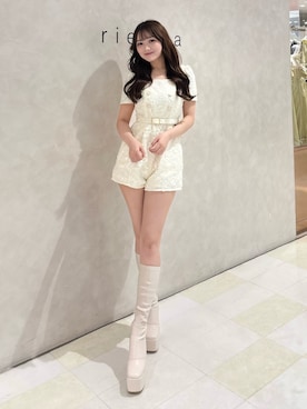 riendaofficialさん（レディース・158cm）の秋コーディネート