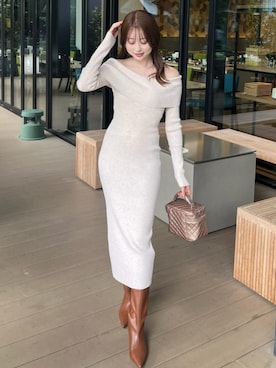 riendaofficialさん（レディース・160cm）の秋コーディネート