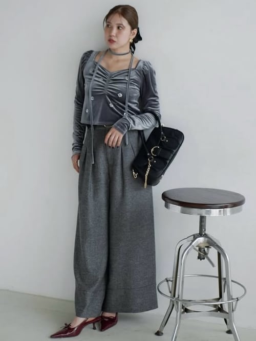 セール】リボンエナメルミュール 靴（サンダル）｜rienda（リエンダ