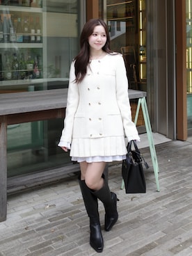 「rienda（リエンダ）のアイテム」を使った、riendaofficialさん（レディース・153cm）の秋コーディネート