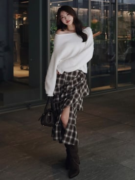 「高身長女子」｜riendaofficialさん（レディース・168cm）の秋コーディネート