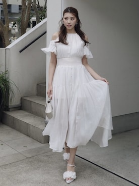 「rienda（リエンダ）のアイテム」を使った、riendaofficialさん（レディース・168cm）の春コーディネート