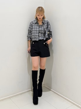 「rienda（リエンダ）のアイテム」を使った、riendaofficialさん（レディース・152cm）の秋コーディネート