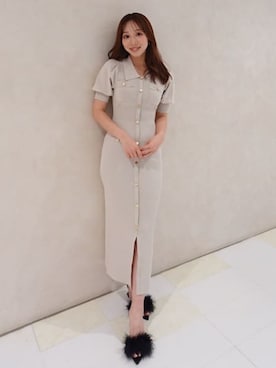 riendaofficialさん（レディース・159cm）の夏コーディネート