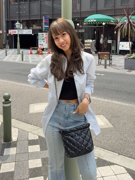 「rienda（リエンダ）のアイテム」を使った、riendaofficialさん（レディース・152cm）の春コーディネート