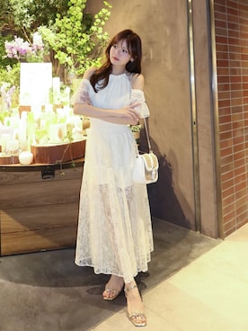 「rienda（リエンダ）のアイテム」を使った、riendaofficialさん（レディース・160cm）の春コーディネート