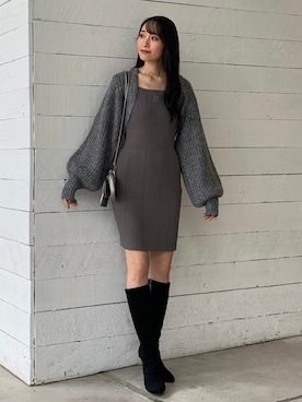 riendaofficialさん（レディース・159cm）の秋コーディネート