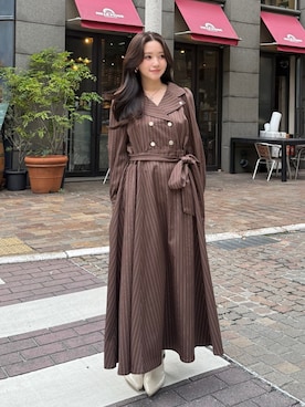 「rienda（リエンダ）のアイテム」を使った、riendaofficialさん（レディース・153cm）の冬コーディネート