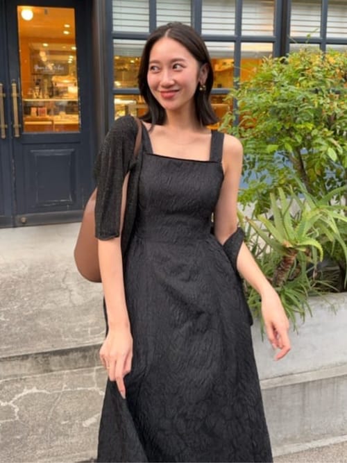 AKB48 千葉恵里さん着用】ショルダーリボンワンピース 夏服