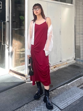 riendaofficialさん（レディース・167cm）の夏コーディネート