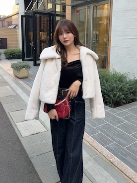 riendaofficialさん（レディース・160cm）の秋コーディネート