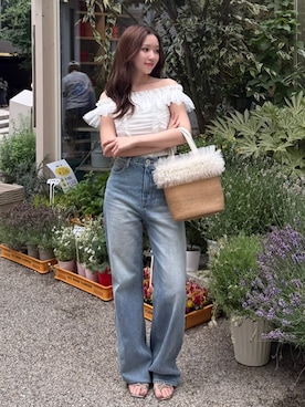 riendaofficialさん（レディース・153cm）の夏コーディネート