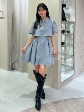 riendaofficialさん（レディース・160cm）の夏コーディネート