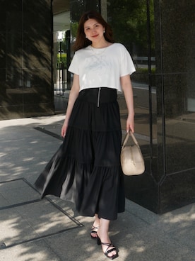 riendaofficialさん（レディース・164cm）の夏コーディネート