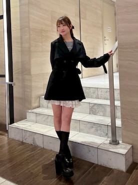 riendaofficialさん(レディース・161cm)の冬コーディネート