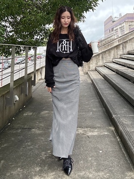 「秋服」｜「アイテム（サンダル）」を使った、riendaofficialさん（レディース・156cm）の夏コーディネート