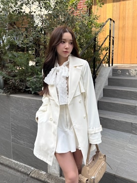 riendaofficialさん（レディース・153cm）の冬コーディネート