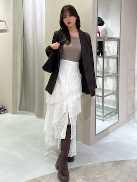 riendaofficialさん（レディース・160cm）の秋コーディネート