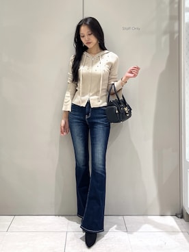 「rienda（リエンダ）のアイテム」を使った、riendaofficialさん（レディース・159cm）の秋コーディネート