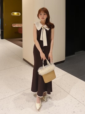 「rienda（リエンダ）のアイテム（バッグ）」を使った、riendaofficialさん（レディース・153cm）の春コーディネート