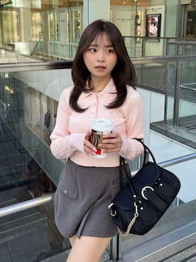 「rienda（リエンダ）のアイテム」を使った、riendaofficialさん（レディース・153cm）の冬コーディネート