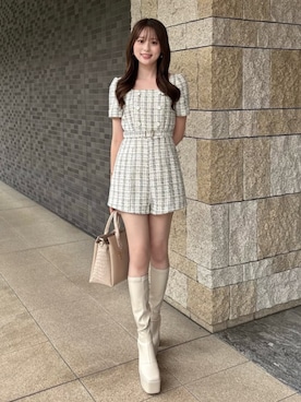 riendaofficialさん（レディース・160cm）の秋コーディネート