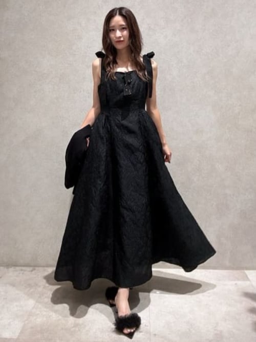 AKB48 千葉恵里さん着用】ショルダーリボンワンピース 夏服