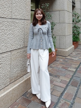 「rienda（リエンダ）のアイテム」を使った、riendaofficialさん（レディース・159cm）の秋コーディネート