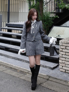 「rienda（リエンダ）のアイテム」を使った、riendaofficialさん（レディース・153cm）の秋コーディネート