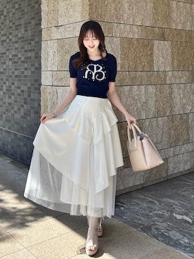 riendaofficialさん（レディース・160cm）の春コーディネート