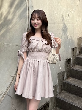 「rienda（リエンダ）のアイテム」を使った、riendaofficialさん（レディース・160cm）の春コーディネート