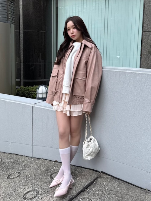 ベルトディテールスリングバックパンプス 春服（パンプス）｜rienda