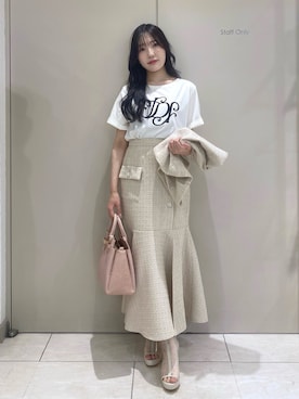 「rienda（リエンダ）のアイテム」を使った、riendaofficialさん（レディース・158cm）の春コーディネート