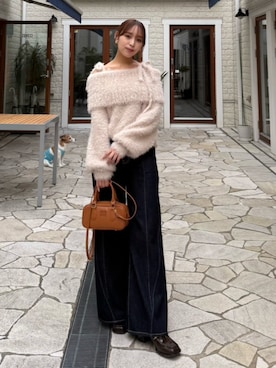 riendaofficialさん（レディース・161cm）の秋コーディネート