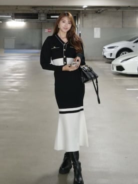「rienda（リエンダ）のアイテム」を使った、riendaofficialさん（レディース・168cm）の冬コーディネート