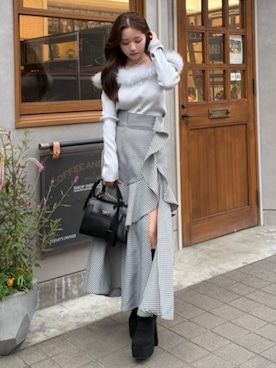 「rienda（リエンダ）のアイテム」を使った、riendaofficialさん（レディース・153cm）の秋コーディネート