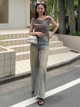 riendaofficialさん（レディース・166cm）の夏コーディネート