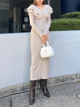 riendaofficialさん(レディース)の冬コーディネート