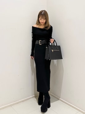 「rienda（リエンダ）のアイテム」を使った、riendaofficialさん（レディース・152cm）の秋コーディネート