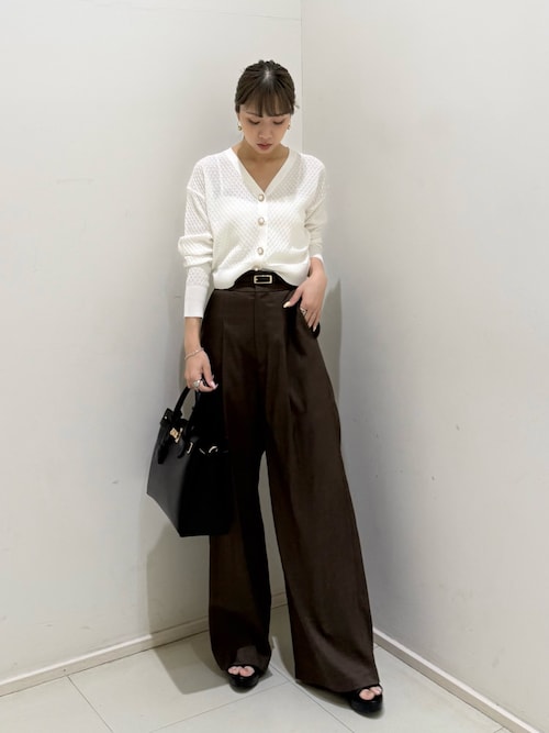 森香澄さん着用】ベルトデザインカデナバッグ（ショルダーバッグ