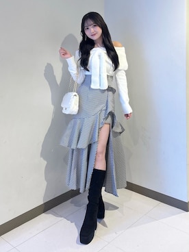 「rienda（リエンダ）のアイテム」を使った、riendaofficialさん（レディース・158cm）の秋コーディネート