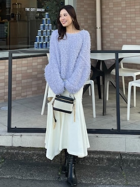 riendaofficialさん(レディース・157cm)の冬コーディネート