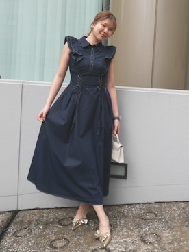 riendaofficialさん（レディース・164cm）の夏コーディネート