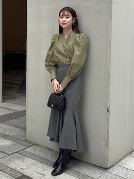 riendaofficialさん（レディース・160cm）の秋コーディネート